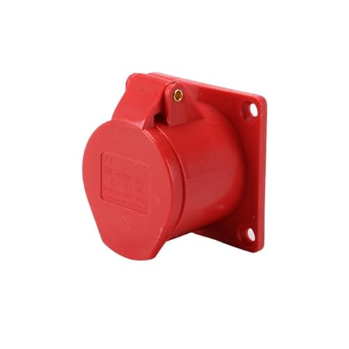 32A 4 Pin 3P+E IP44 380-415V Male and Female Power Connector Waterproof Industrial Plug and Socket(324 32a 4pin)
