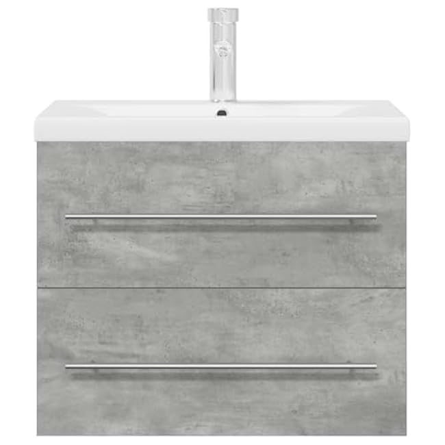 Bathroom Furniture Set Concrete Grey Engineered Wood Standard3324961