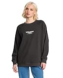Volcom Women's Stone Magic Crew Fleece Sweatshirt, Vintage Black