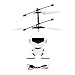 Produktbild bulrusely RC Fliegende Spielzeug, Mini Induktions Fliegender Roboter, Robot Helicopter Flying Toys mit Shinning LED-Leuchten, Kleine Drohne UFO Flying Ball Toys für Kinder