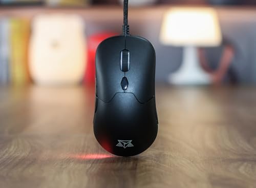 Mouse Gamer Adamantiun Gladius M11 Com Mousepad Para Pc Notebook Jogos Led Rgb Com Fio Cabo Paracord