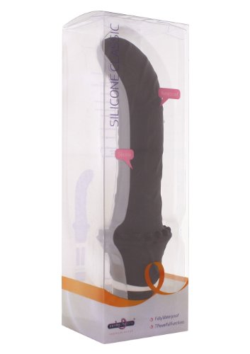 Vibrateur point G noir puissant stimulation interne classique - 2