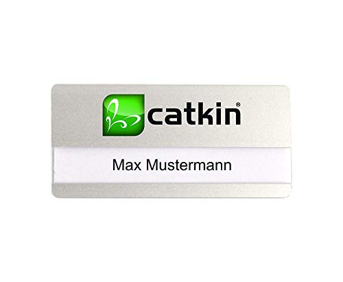 Badge nom de marque pour salon professionnel et accueil client - Impression logo couleur - 2