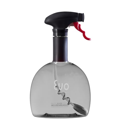 Image of Evo Original Oil Sprayer, Non-Aerosol for Olive Oil, Cooking Oils, and Vinegars, Charcoal, 24-Ounce Capacity