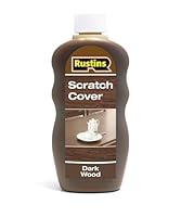 Rustins Flüssigpolitur gegen Kratzer, dunkel, verdeckt Oberflächenkratzer auf dunklen Holzmöbeln, einfache Anwendung, Wiederherstellung und Schutz von Holzoberflächen, 300 ml