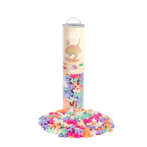 Plus Plus - 240 Briques de Construction de Couleurs Perle, Nacré - Jeu de Construction pour Enfant Dès 3 Ans avec Tube de Rangement - Jeu Éducatif et...