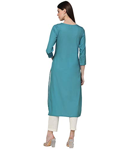 Image of Vaamsi Women's Crepe Regular Kurta