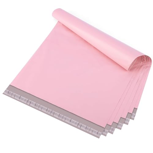 Image of Metronic Poly Mailers 24x24 50 Pack, Extra Large Self Seal Shipping Bags | Strong Adhesive Waterproof Tear-resistant Mailing Envelopes, Packing Bags for Blankets, Clothing, Small Business, Light Pink.