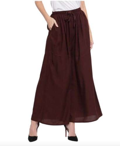 Image of TNQ Full Flared Cotton Palazzo Pants || Gold Print Printed Sharara Garara || Ethnic Or Casual Wear