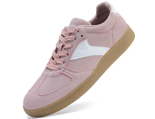 Pyrathon Zapatillas Mujer Zapotos Vestir Casual Sneakers Deportiva Rosa3 38EU