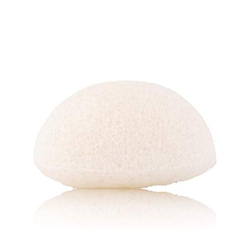 KONJAC KIREI PARIS Eponge Konjac nettoyante gommage visage soin visage maquillage point noir 100% naturelle homme femme Marque Française (Konjac Pur)