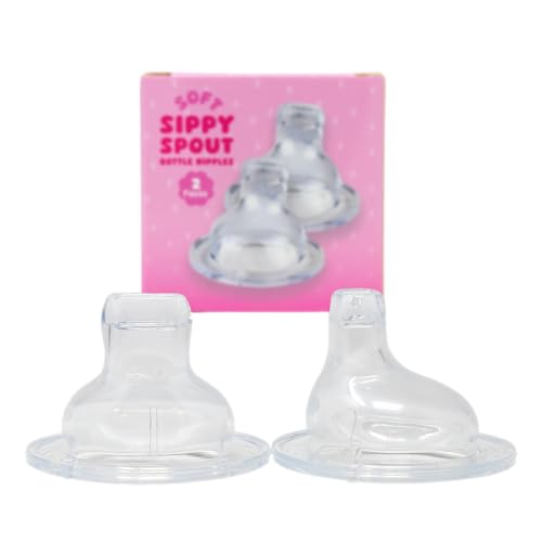 Rearz - Specialty Adult Sippy Silicone Spout Bottle Nipples - 2