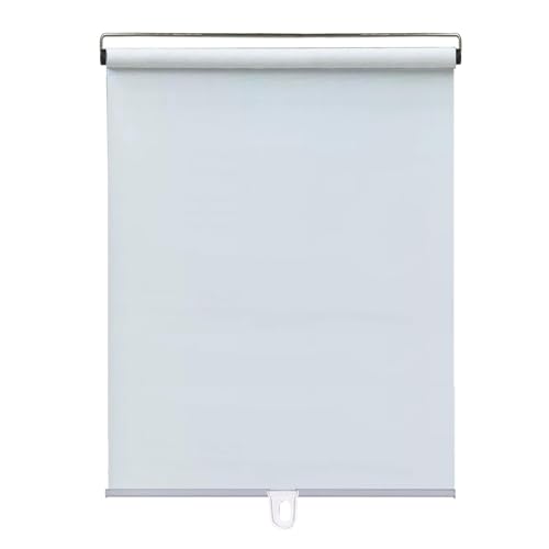Persianas enrollables retráctiles ajustables con ventosas, aislamiento térmico, 32 - 150 cm de ancho, para hogar/oficina/ventanas - Blanco lechoso - 60 x 200 cm