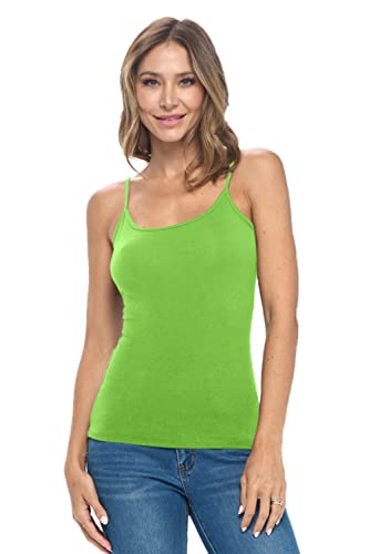 Image of Natural Uniforms Women's Camisole Tank Top-Breathable Cotton Stretch