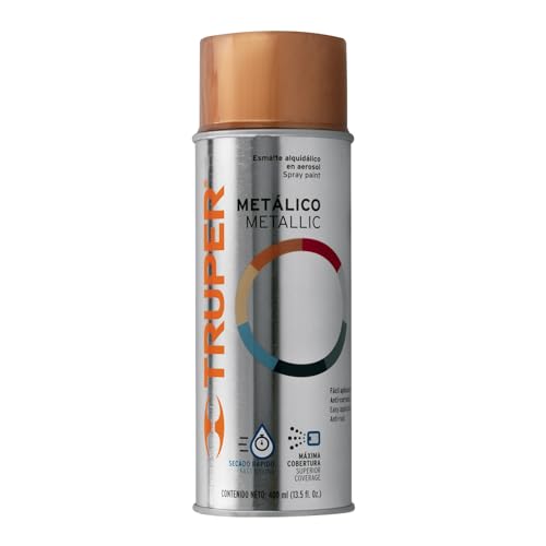 Encuentra metálico color cobre marca truper, en la categoría de pintura en aerosol especializada. Metálico color cobre Marca TRUPER 1