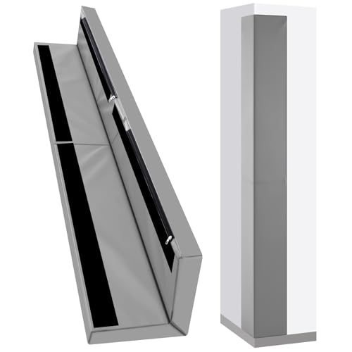 Image of Wonderjune Wall Corner Guards Edge Protector Heavy Duty Foam Corner Protectors for Wall Waterproof 2 Sides Padding for Gyms, Basketball Court, Kindergarten, Playrooms, Garages(6ft,Gray)
