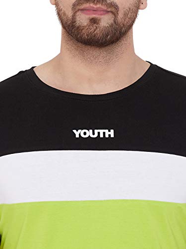 Image of GRITSTONES Printed Half Sleeve Round Neck T-Shirt for Men - GSHSPNT2512 P