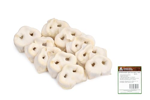 Kaureks Natur Hundeleckerlies, Schweinenasen 10 Stück. gepuffte Honignasen, wie Schweineohren, Kausnack