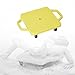 kowaku Indoor Scooter Board Sensory Training Motor Skills Floor Scooter with Rollers for Playground Outdoor Activities Home Children, Yellow