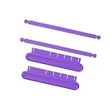 Fabriqué à partir de plastique, cet outil soutient la tuyauterie, le placement des fruits et les détails du chocolat pour la créativité polyvalente