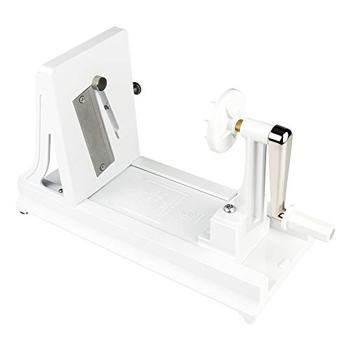 Benriner Professional Japanese Horizontal Turning Slicer with Three Interchangeable Stainless Steel Blades - Peeler & Spiraliser for Vegetables, Potatoes, Courgettes & Low Carb Food