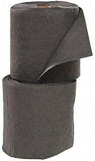Absorbent Roll, Absorbs 39.5 gal. Universal, PK 2, Gray