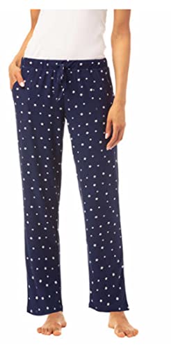Lucky Brand Women's 2 Pack Straight Leg Lounge Pant With Drawstrings And Pockets (Stars/Light Heather Grey, X-Large) #TOP1