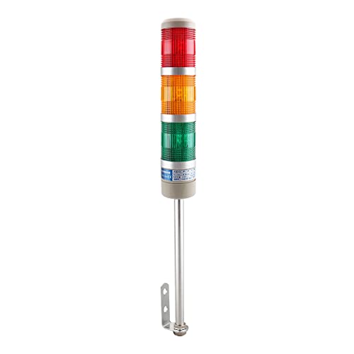 Lampe de signalisation industrielle à LED ronde Baomain LTA-502T DC 24V