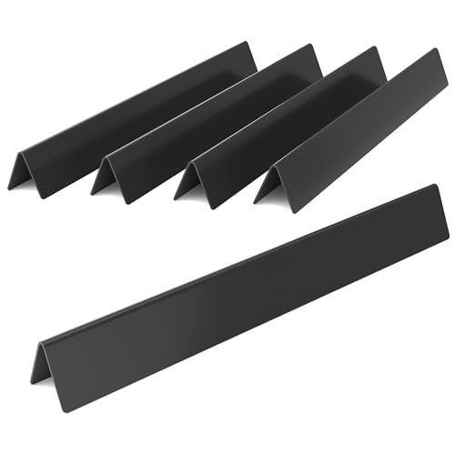Rushare 22.5-Inch Heavier Flavorizer Bars Replacement for Weber Genesis Silver/Gold B & C Spirit E-310 Spirit 300 Series (Side-Mounted Control) Grill Parts Porcelain-enameled 5-Pack