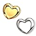 Plateau en forme de coeur Plateau d'articles de rangement pour bijoux, or, argent