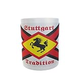 U24 Tasse Kaffeebecher Mug Cup Flagge Stuttgart Tradition