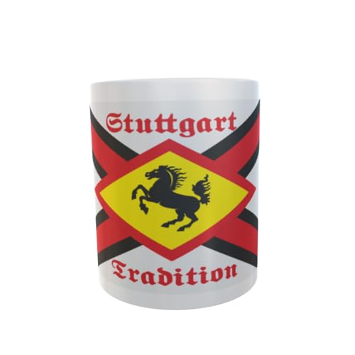 U24 Tasse Kaffeebecher Mug Cup Flagge Stuttgart Tradition
