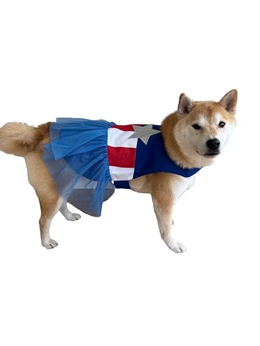 Disfraz de Capa América para Perro L ComfyCamper