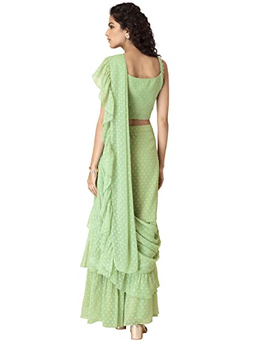Image of Indya Women's Polyester Maxi Skirt
