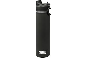 Re-Steel 25oz Hydro Flow Water Bottle, Triple Insulated, Leak-Proof, BPA-Free w/Flip Straw