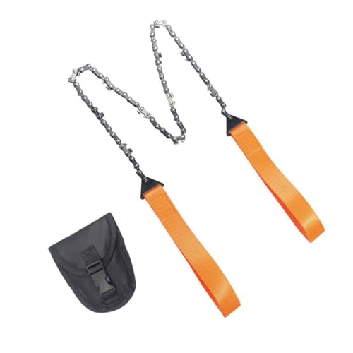 Abaodam 1Set Portable Outdoor Rope Saw for Hand Chainsaw with Storage Bag Flexible Wire Saws for Emergency Use for Cutting Trees and Branches Practical and Easy
