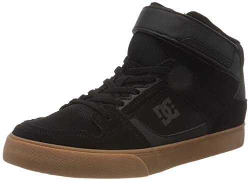 Dc Shoes ADBS300324 garçon Basket, Black/Gum, 38 EU