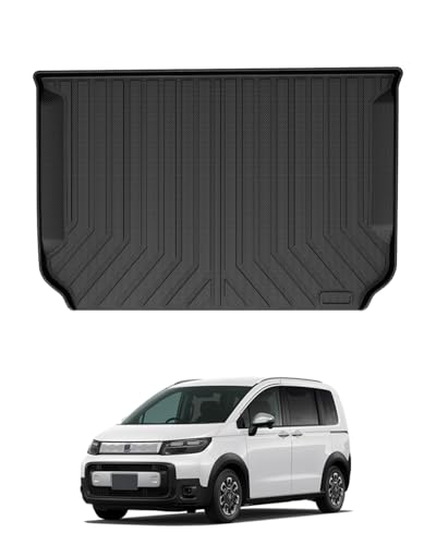 Mixsuper 新型 フリード gt ラゲッジマット 5人乗り 上段 ラゲッジトレイ 3D トランクマット 防水 FREED クロスター CROSSTAR FF車 ハイブリット フリード gt カスタムパーツ 2024.6-現行 車種専用設計 立体成型 立体カーゴマット TPE素材 耐摩擦 耐汚れ 荷物収納