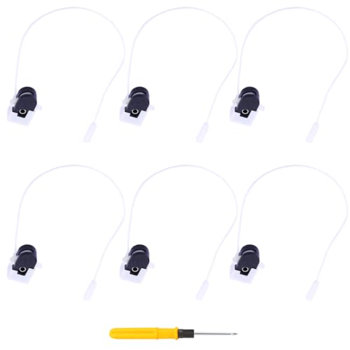 Acmerota 6 pezzi Interruttore a cordicella da 2 A Interruttore a cordicella per luce per bagno Interruttore a cordicella per azione laterale Interruttore a cordicella per soffitto