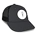 Patch Hat Trucker Baseball Cap Ice Cream Vintage Look A Food & Beverage Desserts Desserts Dairy Products Cotton Snack Dad Hat for Men & Women Dark Grey Black Circle Patch