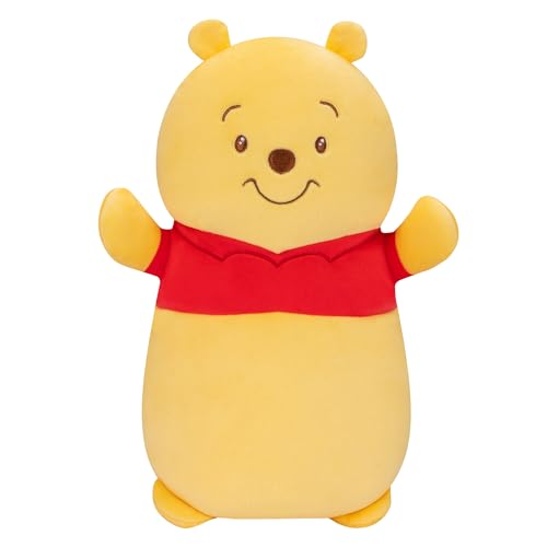 Image of Squishmallows Disney Original 10-Inch Winnie The Pooh HugMees - Medium-Sized Ultrasoft Official Jazwares Plush