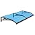 ZHANGQINGXIU Front Door Canopy Outdoor Awning, Roofing Canopies Upgrade Large Sink UV Rain Snow Protection Reinforced Aluminum Alloy Bracket Rain Shelter for Back Door, Porch, Window (Color : Blue,