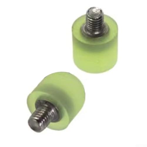 Honseadek Suggerimenti per la riparazione di ammaccature senza vernice, punte di ricambio per martelli per la rimozione delle ammaccature, in plastica, verde, confezione da 2