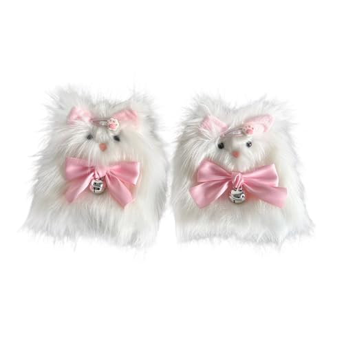 Poignets de bottes design japonais en peluche douce de qualité supérieure pour femme
