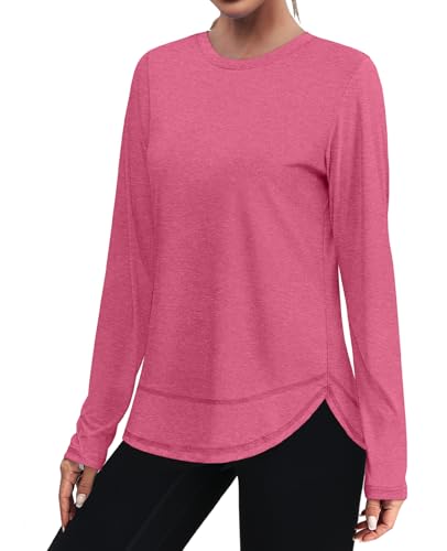 Image of XIEERDUO Women's Workout Tops Long Sleeve Shirts Sun Protection UPF 50+ Quick Dry Shirts for Hiking Running S-3XL