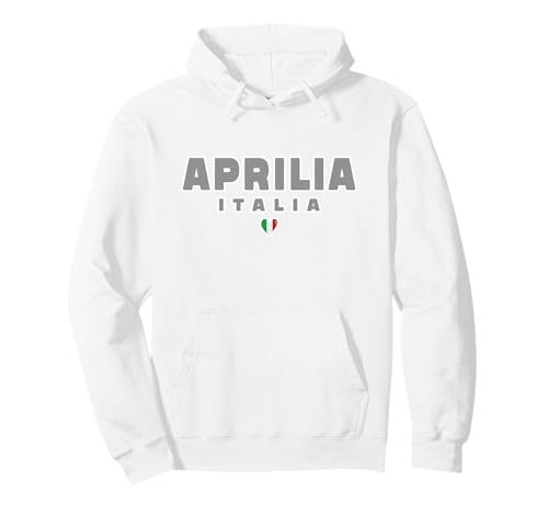 Empreinte Cardiaque Aprilia Italia/Aprilia Italie Sweat à Capuche