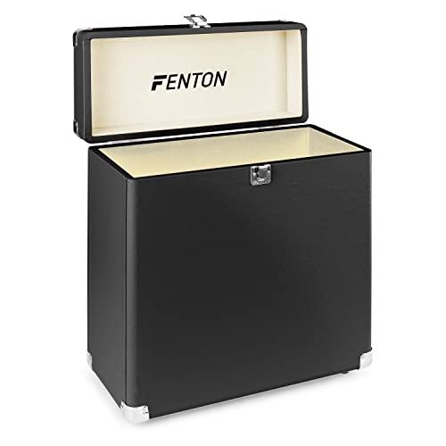 Fenton RP115C Platine Vinyle Vintage avec Valise de Rangement – Noir, fonctionnalité Bluetooth, Tourne Disque avec Haut… - Les Beatles, Paul McCartney, John Lennon, RIngo Starr, George Harrison Fenton RP115C Platine Vinyle Vintage avec Valise de Rangement - Noir, fonctionnalité Bluetooth, Tourne Disque avec Haut… – Image 4