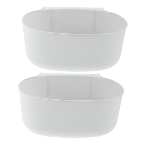 DECOMELODY 2 pezzi Contenitore Rifiuti Cucina da Appendere Bidone Spazzatura Compatto in Plastica per Porta Armadietto Cestino Sospeso per Piccoli Ambienti Facile Installazione e Pulizia