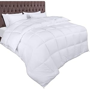 Utopia Bedding Bettdecke 200 x 200 cm, Ganzjahresdecke 370 GSM Füllung, atmungsaktive Schlafdecke, Steppdecke, Super…