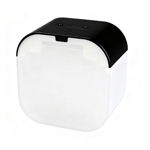 Umidificatore da 1 litro con pellicola atomizzante avanzata per nebbia densa e funzione aromaterapia, fornisce fino a 30 ore di sollievo dell'umidità (nero)